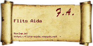 Flits Aida névjegykártya